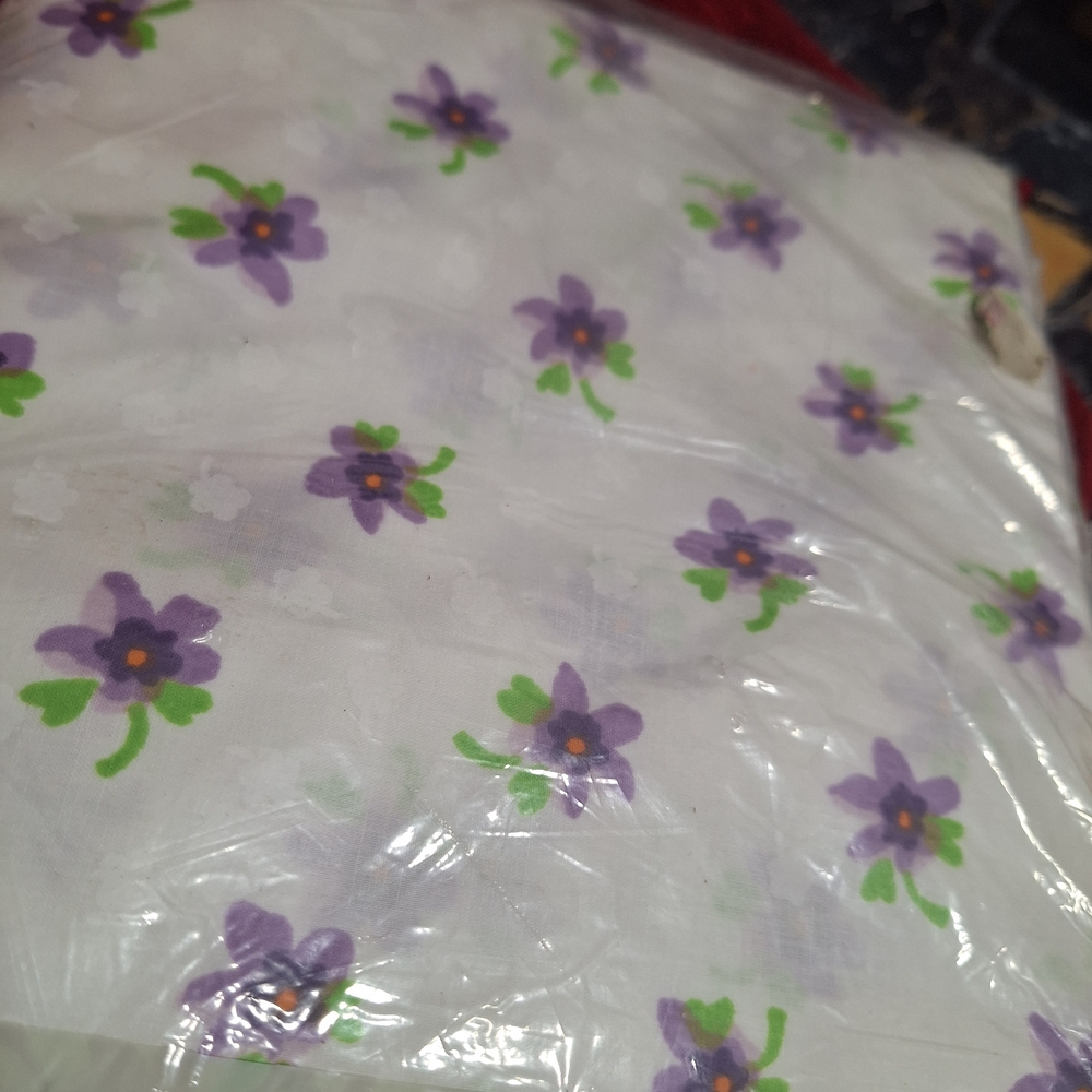 Fieldcrest Floral Vintage Twin Fitted Sheet - Picture 2 of 3